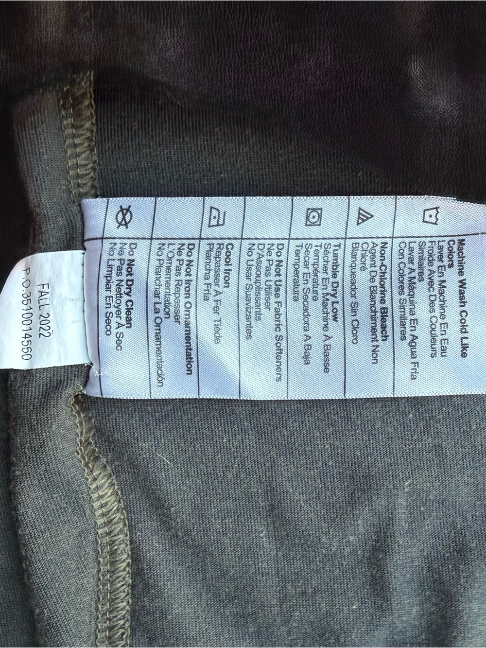 Carhartt Olive GreenLong Sleeve Quarter-Zip Pocket Work Shirt - Picture 9 of 15